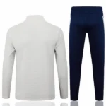 Conjunto Completo Ropa Deportiva Con Cremallera Larga Portugal 2026 Blanco Azul Marino