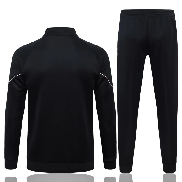 Conjunto Completo Ropa Deportiva Con Cremallera Larga Portugal 2026 Negro Amarillo Portugal Conjunto 2026 Negro - Portugal Barata | tiendasdefutboles
