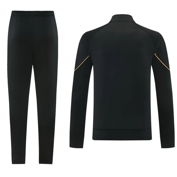 Conjunto Completo Ropa Deportiva Con Cremallera Larga Portugal 2026 Negro I Amarillo Portugal Conjunto 2026 Negro - Portugal Barata | tiendasdefutboles