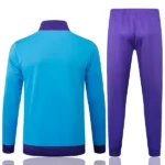 Conjunto Completo Ropa Deportiva Con Cremallera Larga Real Madrid Real Madrid 2025 2026 Azul Marino Blanco