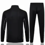 Conjunto Completo Ropa Deportiva Con Cremallera Larga Real Madrid Real Madrid 2025 2026 Negro Amarillo