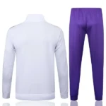 Conjunto Completo Ropa Deportiva Con Cremallera Larga Real Madrid Real Madrid 2025 2026 Blanco Negro Verde