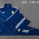 Conjunto Completo Ropa Deportiva Con Cremallera Larga Real Madrid Real Madrid 2025 2026 Azul I Marino