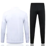 Conjunto Completo Ropa Deportiva Con Cremallera Larga São Paulo 2025 2026 Blanco Negro
