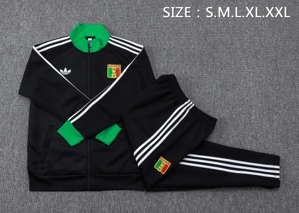 Conjunto Completo Ropa Deportiva Con Cremallera Larga Senegal 2026 Verde Senegal Conjunto 2026 Verde - Senegal Barata | tiendasdefutboles