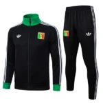 Conjunto Completo Ropa Deportiva Con Cremallera Larga Senegal 2026 Negro