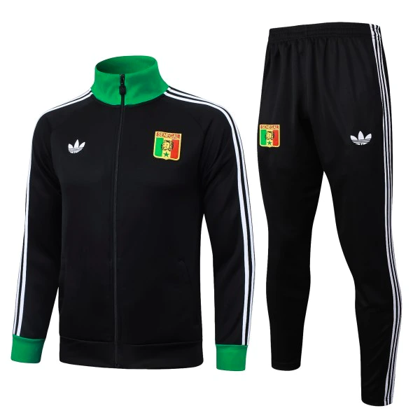 Conjunto Completo Ropa Deportiva Con Cremallera Larga Senegal 2026 Negro Senegal Conjunto 2026 Negro - Senegal Barata | tiendasdefutboles