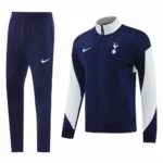 Conjunto Completo Ropa Deportiva Con Cremallera Larga Tottenham Hotspur 2024 2025 Gris