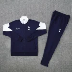 Conjunto Completo Ropa Deportiva Con Cremallera Larga Tottenham Hotspur 2025 2026 Azul Blanco