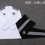 Conjunto Completo Sudadera Entrenamiento Alemania 2025 Blanco Negro