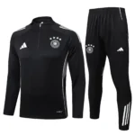 Conjunto Completo Sudadera Entrenamiento Alemania 2025 Negro Blanco