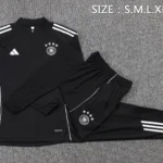 Conjunto Completo Sudadera Entrenamiento Alemania 2025 Negro Blanco