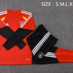 Conjunto Completo Sudadera Entrenamiento Alemania 2026 Rojo Negro
