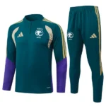 Conjunto Completo Sudadera Entrenamiento Arabia Saudita 2025 Verde