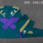 Conjunto Completo Sudadera Entrenamiento Arabia Saudita 2025 Verde