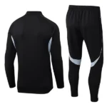 Conjunto Completo Sudadera Entrenamiento Argelia 2025 Negro