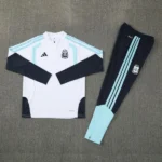 Conjunto Completo Sudadera Entrenamiento Argentina 2026 Blanco I Azul