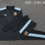 Conjunto Completo Sudadera Entrenamiento Argentina 2026 Gris Marino