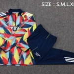 Conjunto Completo Sudadera Entrenamiento Arsenal 2025 2026 Amarillo Azul