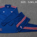Conjunto Completo Sudadera Entrenamiento Arsenal 2025 2026 Azul Marino Rojo