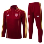 Conjunto Completo Sudadera Entrenamiento Arsenal 2025 2026 Rojo Amarillo