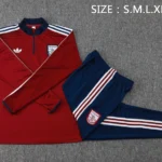 Conjunto Completo Sudadera Entrenamiento Arsenal 2025 2026 Rojo Azul Marino