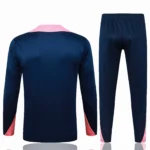 Conjunto Completo Sudadera Entrenamiento Barcelona 2025 2026 Azul Marino Rosa