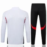 Conjunto Completo Sudadera Entrenamiento Bayern Múnich 2025 2026 Blanco Rojo Gris