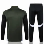 Conjunto Completo Sudadera Entrenamiento Bayern Múnich 2025 2026 Verde Marino Negro