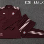 Conjunto Completo Sudadera Entrenamiento Bayern Múnich 2025 2026 Borgona