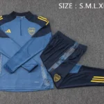 Conjunto Completo Sudadera Entrenamiento Boca Juniors 2024 2025 Gris Marino