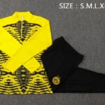 Conjunto Completo Sudadera Entrenamiento Borussia Dortmund 2024 2025 Amarillo Negro