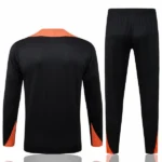 Conjunto Completo Sudadera Entrenamiento Brasil 2026 Negro Naranja