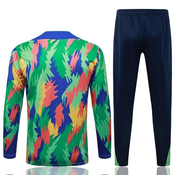 Conjunto Completo Sudadera Entrenamiento Brasil 2026 Verde Negro Brasil Conjunto 2026 Verde - Brasil Barata | tiendasdefutboles