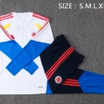 Conjunto Completo Sudadera Entrenamiento Colombia 2026 Blanco Amarillo Azul