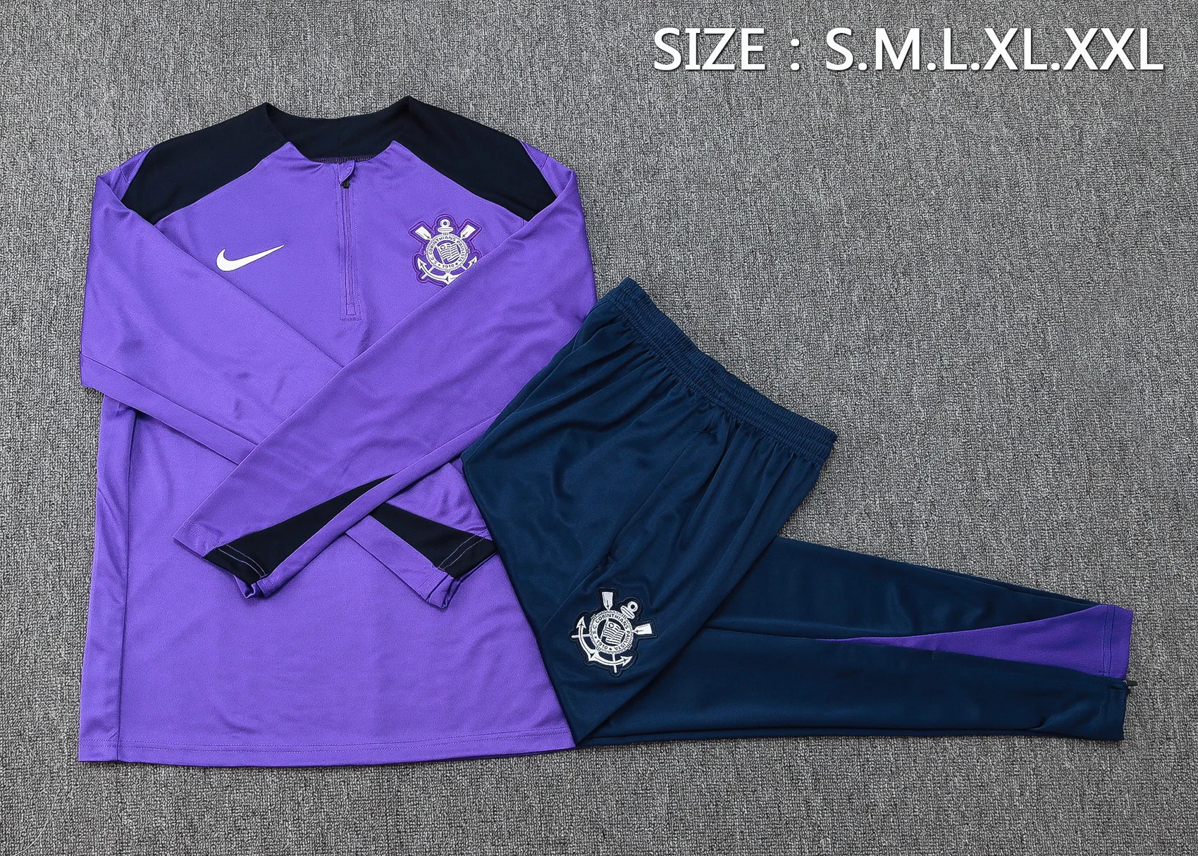 Conjunto Completo Sudadera Entrenamiento Corinthians Paulista 2025 2026 Purpura Corinthians Paulista Conjunto 2025 2026 Púrpura - Corinthians Paulista 2026 | tiendasdefutboles