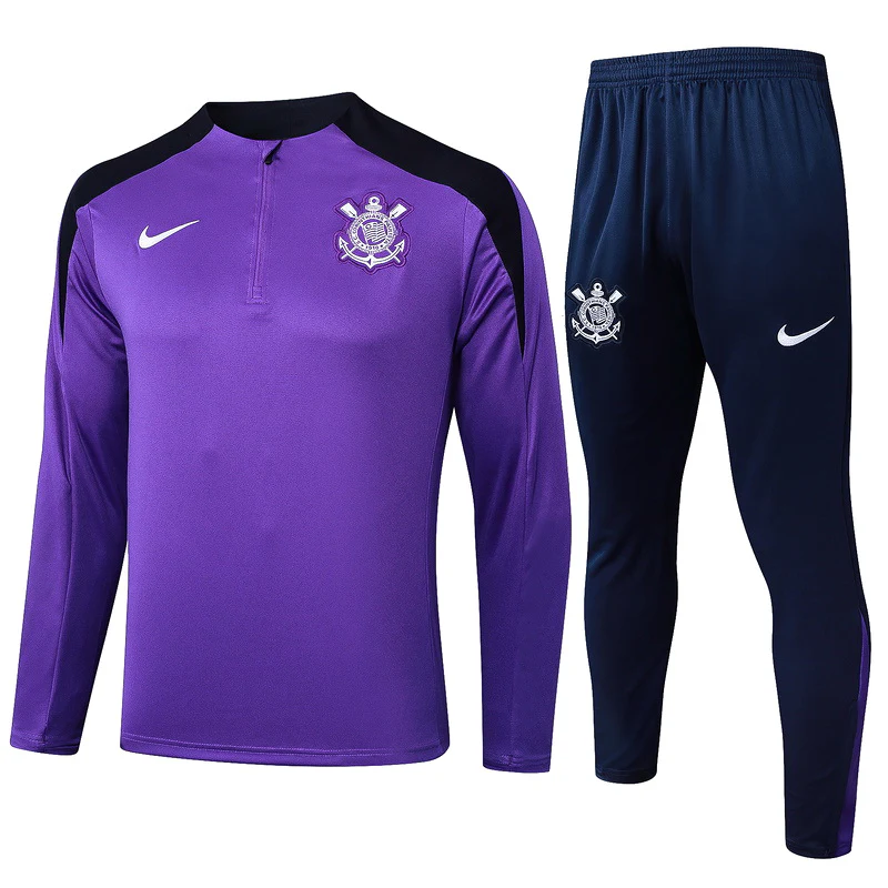 Conjunto Completo Sudadera Entrenamiento Corinthians Paulista 2025 2026 Purpura Corinthians Paulista Conjunto 2025 2026 Púrpura - Corinthians Paulista 2026 | tiendasdefutboles