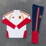 Conjunto Completo Sudadera Entrenamiento España 2026 Blanco Rojo Azul