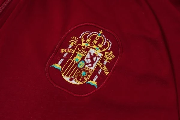 Conjunto Completo Sudadera Entrenamiento España 2026 Borgona España Conjunto 2026 - España Barata | tiendasdefutboles