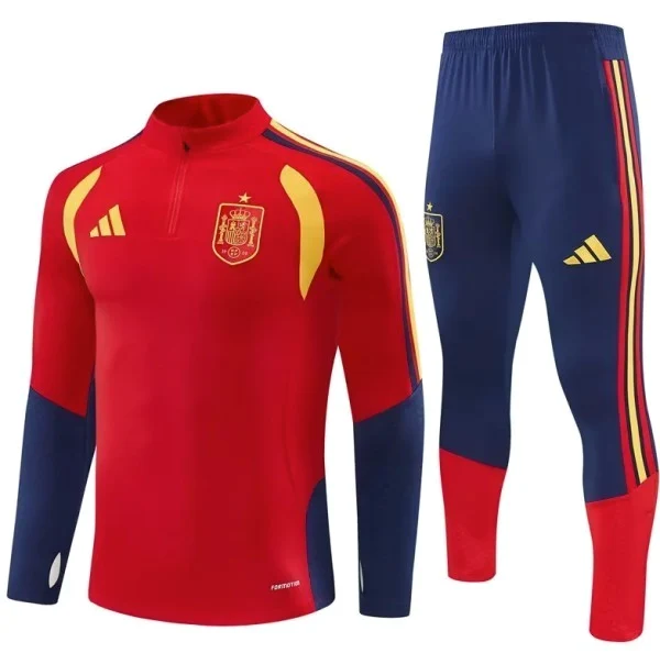 Conjunto Completo Sudadera Entrenamiento España 2026 Rojo Azul España Conjunto 2026 Rojo - España Barata | tiendasdefutboles