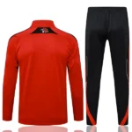 Conjunto Completo Sudadera Entrenamiento Flamengo 2025 2026 Rojo Negro