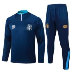 Conjunto Completo Sudadera Entrenamiento Grêmio 2025 2026 Azul