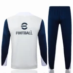 Conjunto Completo Sudadera Entrenamiento Inter Milán 2025 2026 Blanco Azul