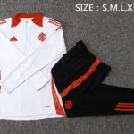 Conjunto Completo Sudadera Entrenamiento Internacional 2025 2026 Blanco Negro