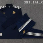 Conjunto Completo Sudadera Entrenamiento Juventus 2025 2026 Blanco Negro