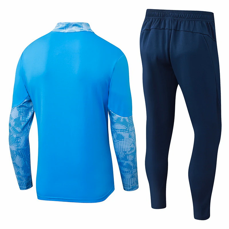 Conjunto Completo Sudadera Entrenamiento Manchester City 2025 2026 Azul Gris Manchester City Conjunto 2025 2026 Azul - Maglia Manchester City | tiendasdefutboles