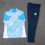 Conjunto Completo Sudadera Entrenamiento Manchester City 2025 2026 Azul Gris
