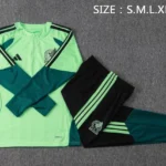 Conjunto Completo Sudadera Entrenamiento México 2026 Verde Negro