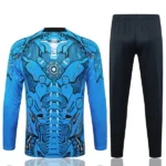 Conjunto Completo Sudadera Entrenamiento Napoli 2025 2026 Azul Negro