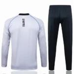Conjunto Completo Sudadera Entrenamiento Napoli 2025 2026 Blanco Negro